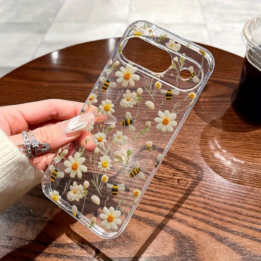Google Pixel 9 - Funda de teléfono transparente suave con